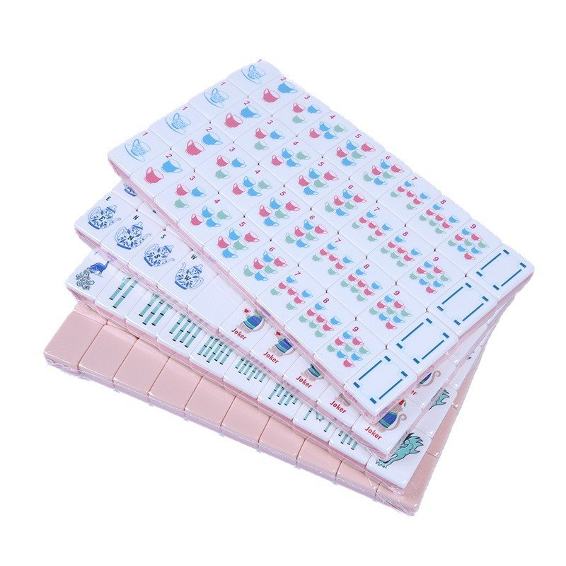 Blush Tea Party Acrylic American Mahjong Tile Set Blush Tea Party Acrylic American Mahjong Tile Set