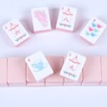 Blush Tea Party Acrylic American Mahjong Tile Set product detail