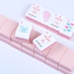 Blush Tea Party Acrylic American Mahjong Tile Set product detail