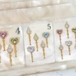 Pearl Jewel Acrylic American Mahjong Tile Set product detail