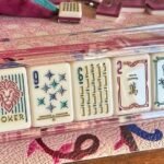 Plum Palm Acrylic American Mahjong Tile Set product detail